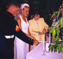 Marriage to a Marine Officer in a Church
